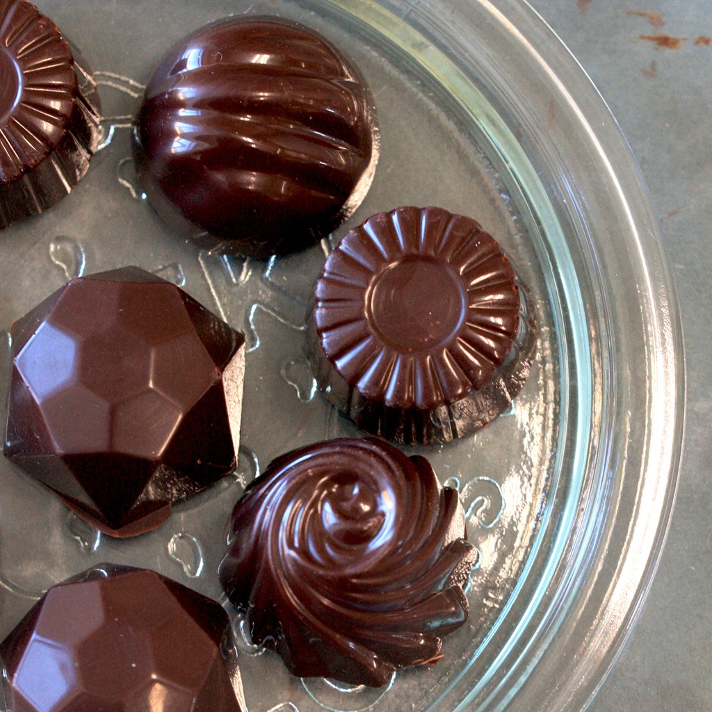 Appelsinfondant fyldt chokolade